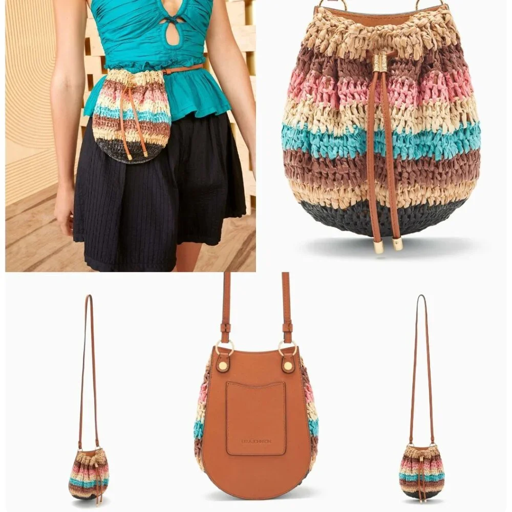 Ulla Johnson Drawstring Bag "NEW" - Picture 13 of 16